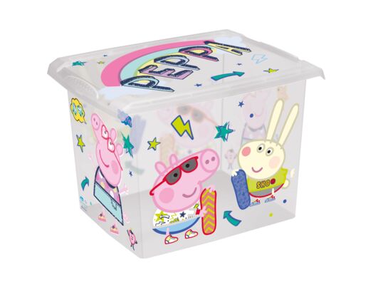 Pojemnik Deco-Box Peppa 20,5 l szary 39 x 29 x 27 cm  keeeper