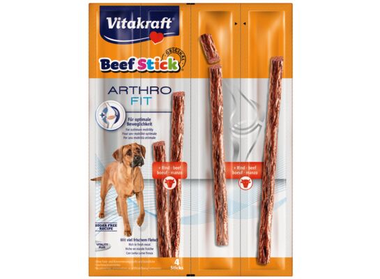 Przysmak dla psa Beef Stick 4 sztuki Arthrofit wołowina Vitakraft