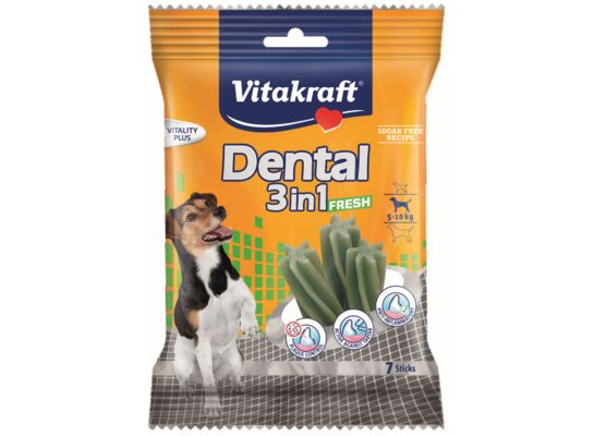 Przysmak dla psa Dental 3w1 Fresh S 120 g Vitakraft
