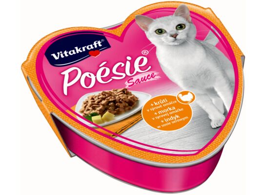 Karma dla kotów Poesie sos indyk/ser 85 g Vitakraft