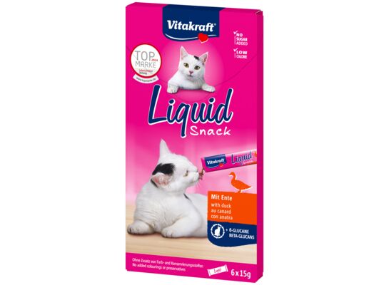 Przysmak dla kota Cat Liquid Snack 6 sztuk kaczka/Bglukan Vitakraft