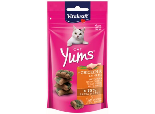 Przysmak dla kota Cat Yums kurczak z kocią trawą 40 g Vitakraft