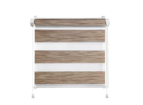 Mini roleta fast dzień i noc Sahara 81 x 140 cm brąz Mardom