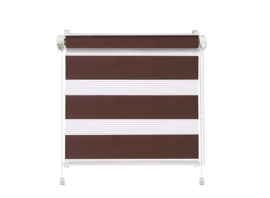 Mini roleta fast dzień i noc 43,5 x 140 cm brąz Mardom