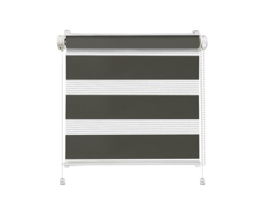 Mini roleta fast dzień i noc 56 x 140 cm stal Mardom