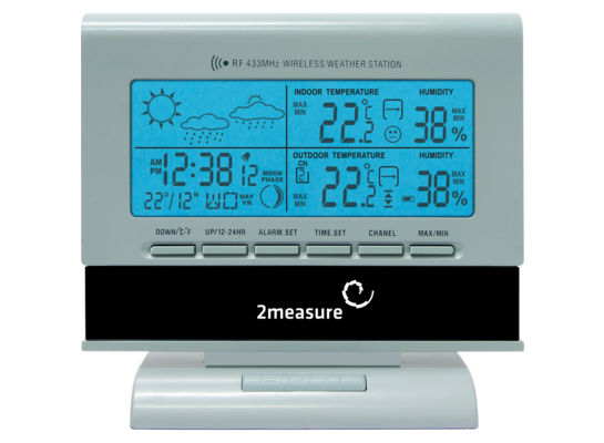 Stacja pogody z podświetleniem 2Measure