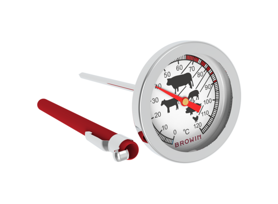 Termometr do piecz. mięs 0°C +120°C 140 mm