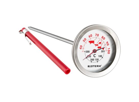 Termometr 2w1 do pieczenia i piekarnika z podwójną skalą Bioterm