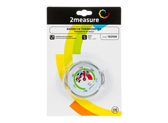 Termometr na ruszt +160°C do +210°C 2Measure