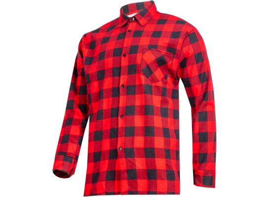 Koszula flanelowa 120g/M2 XL czerwona LAHTI