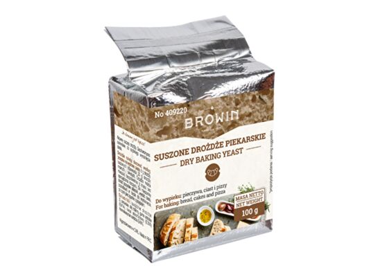 Drożdże piekarskie suszone 100 g Browin