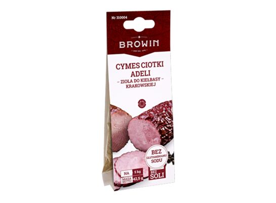 Zioła do kiełbasy krakowskiej Cymes Ciotki Adeli 43 g Browin