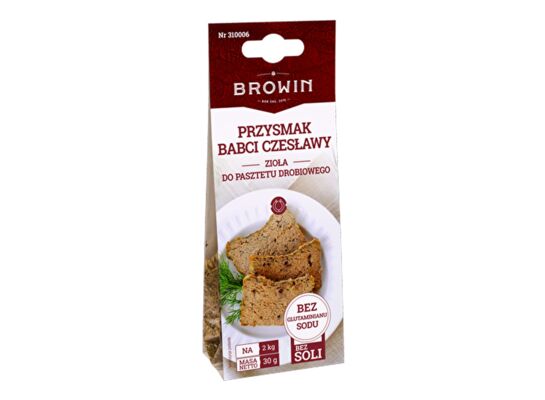 Zioła do pasztetu Przysmak Babci Czesławy 30 g Browin