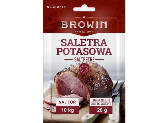 Saletra potasowa do peklowania mięsa 20 g