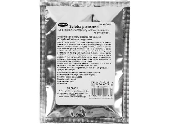 Saletra potasowa do peklowania mięsa 100 g Browin