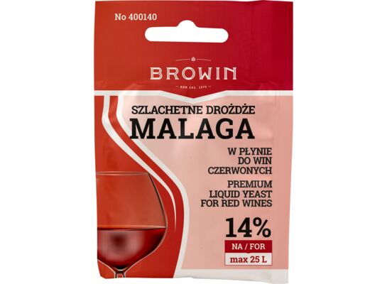 Drożdże do wina Malaga 20 ml Browin