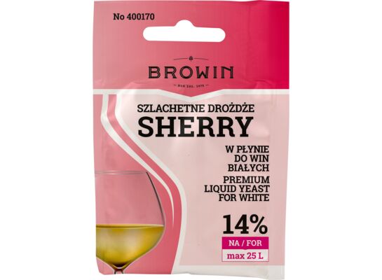 Drożdże do wina Sherry 20 ml Browin