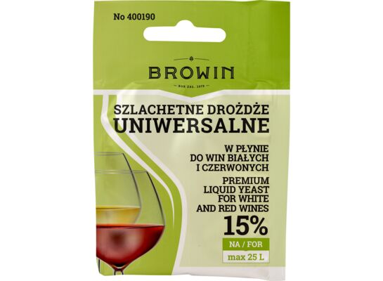 Drożdże do wina uniwersalne 20 ml Browin