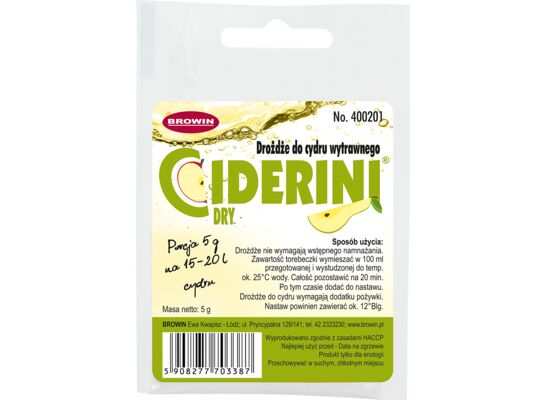 Drożdże do cydru wytrawnego 5 g Browin