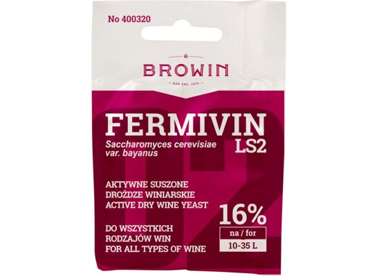 Drożdże suszone Fermivin LS2 7 g Browin