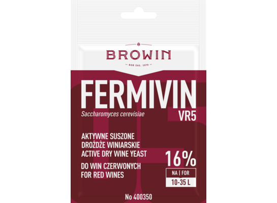 Drożdże suszone Fermivin VR5 7 g Browin