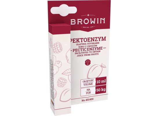 Pektoenzym - ułatwia uzyskanie soku 10 ml Browin