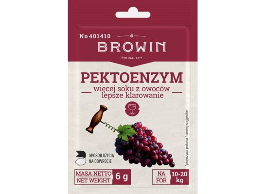 Pektoenzym suszony 6 g Browin
