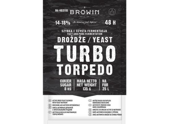 Drożdże gorzelnicze Turbo 48h 135 g