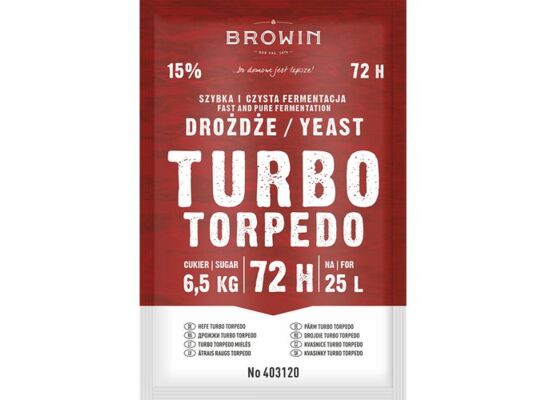 Drożdże gorzelnicze Turbo 72h 120 g