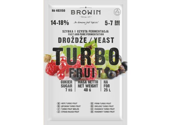 Drożdże TurboFruit 40 g Browin