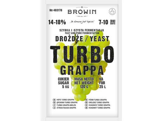 Drożdże gorzelnicze TurboGrappa 120 g Browin