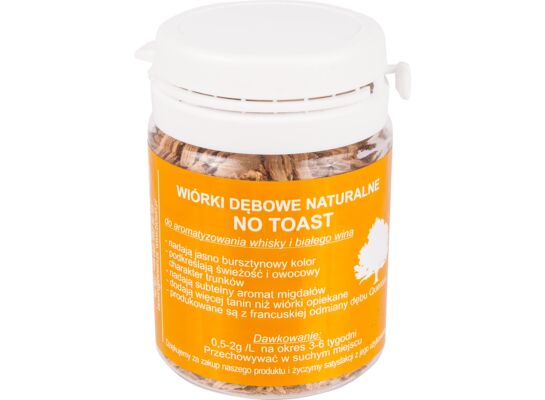Wiórki dębowe naturalne nieopiekane 20 g Browin