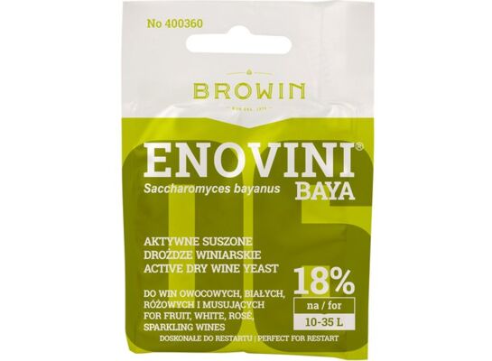 Drożdże winiarskie Enovini Baya 7 g Browin