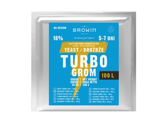 Drożdże Turbo 340 g Browin