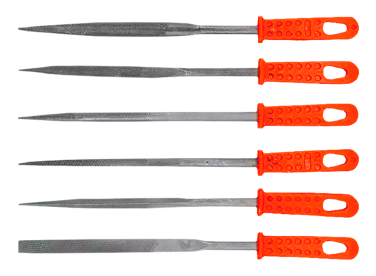 Pilnik iglak do metalu, zestaw 6 sztuk Top Tools