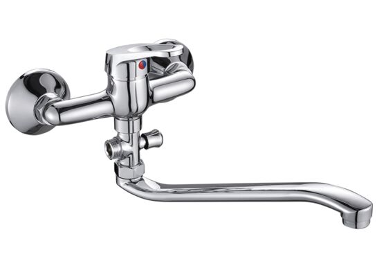 Bateria wannowa z ruchomą wylewką GRACE BKY 01FD chrom Kuchinox