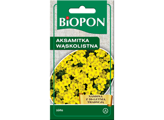 Aksamitka wąskolistna żółta 0,3 g Bopon