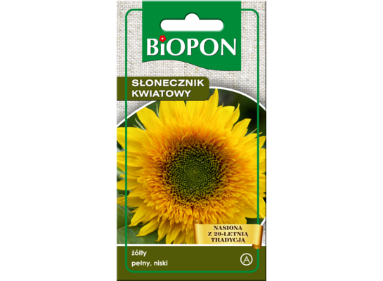 Słonecznik kwiatowy pełny niski żółty 2 g Bopon