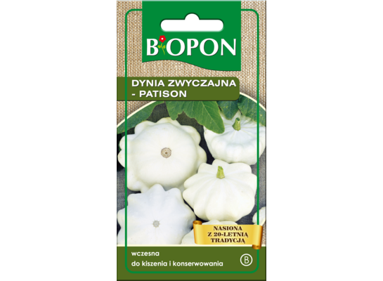 Nasiona dynia zwyczajna patison 2 g Bopon