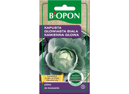 Nasiona kapusta głowiasta biała Kamienna Głowa 2 g Bopon