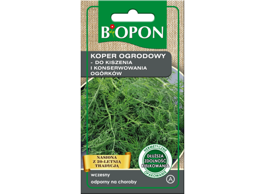 Nasiona koper ogrodowy do kiszenia i konserwowania ogórków 4 g Bopon