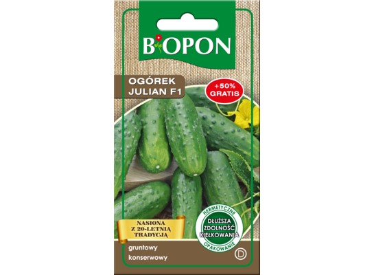 Nasiona ogórek Julian F1 2 g Bopon