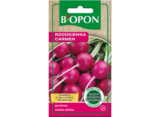 Nasiona rzodkiewka Carmen 5 g Bopon