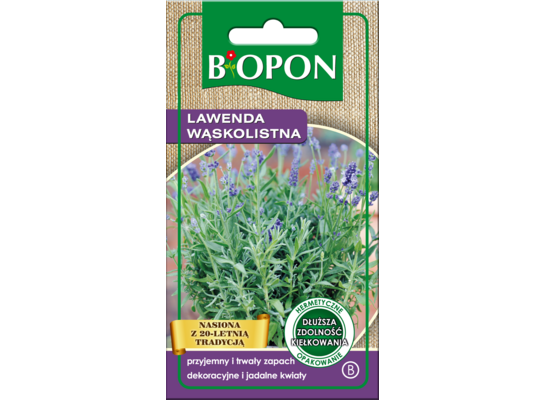 Nasiona lawenda wąskolistna 0,2 g Bopon