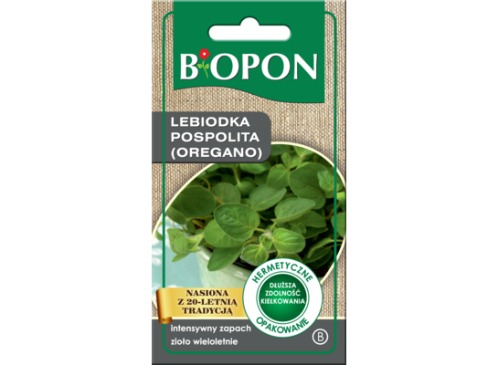 Nasiona lebiodka pospolita (oregano) 0,2 g Bopon