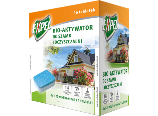 Bio -Aktywator do szamb 16 tabletek EXPEL