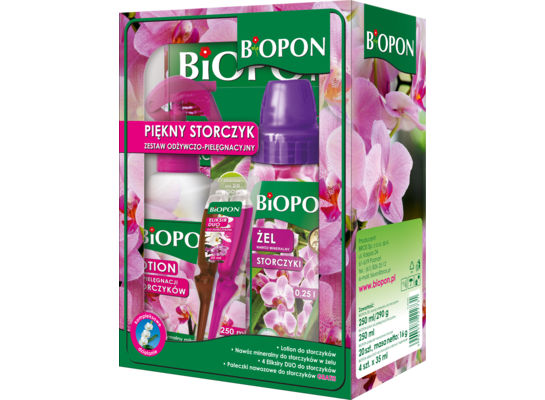 Zestaw odżywczo - pielęgnacyjny Piękny Storczyk BOPON