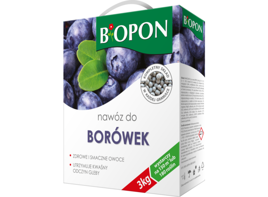 Nawóz do borówek granulat 3 kg Bopon