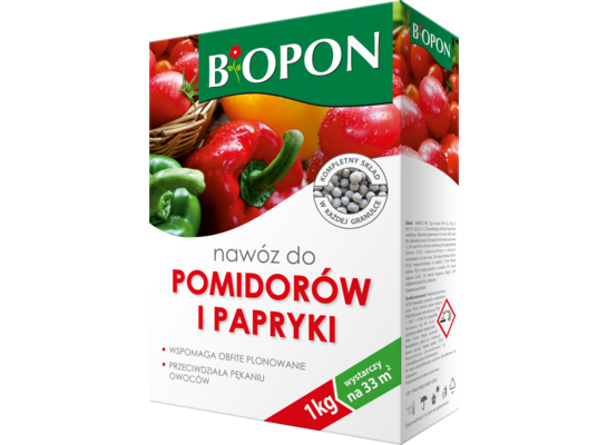 Nawóz do pomidorów i papryki granulat 1 kg Bopon
