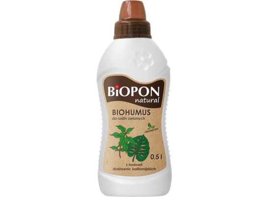 Biohumus do roślin zielonych płyn 0,5 l BOPON